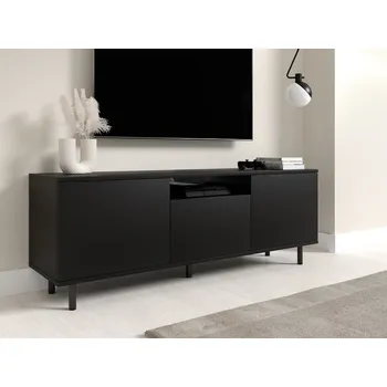 Televizní stolek Televizní stolek Logan 150 - svislé nohy - černá