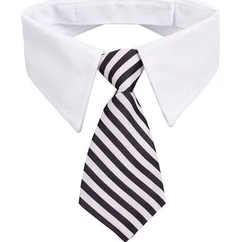 Obleček pro psa Merco Gentledog kravata pro psy černá-bílá velikost oblečení: S