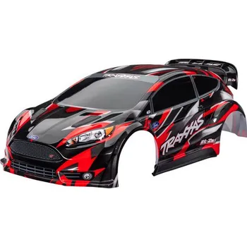 RC vybavení Traxxas karosérie Ford Fiesta ST Rally Brushless červená