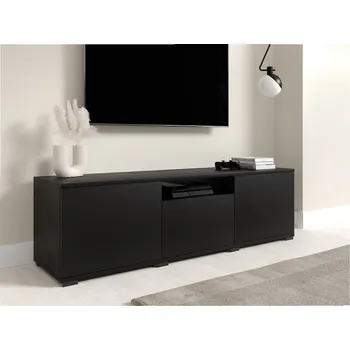 Televizní stolek TV stolek na plastových nožkách Logan 150 - černá