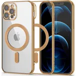Ochranný kryt pro iPhone 12 Pro MAX - Tech-Protect, Magshine MagSafe Gold