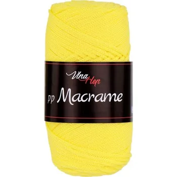 Příze PP Macrame, 2mm, 4184, žlutá