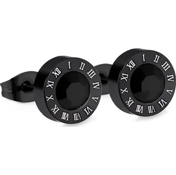 Náušnice Luxusní nerezové náušnice s kamínky - Push-back-200003761