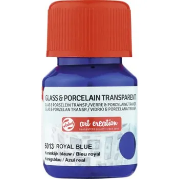 Speciální výtvarná barva Barva na sklo a porcelán 30 ml modrá