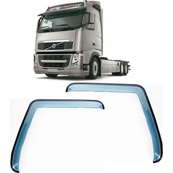 Plexi ofuk oken AIRWIND Deflektor Volvo FH do 2013 VHB páska up. polykarrb.