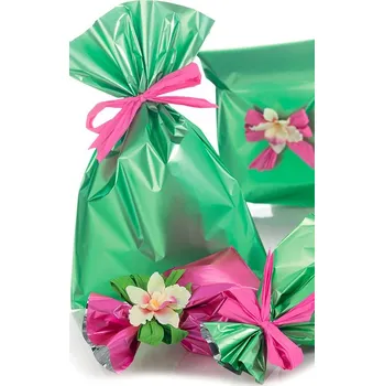 Dárková taška P.N.P. PLAST Sáček PNP 12x17.5 Decor metal mix ,balení 100 ks 300218