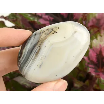 Přírodní kámen Achát s dendrity (Madagaskar) 65g