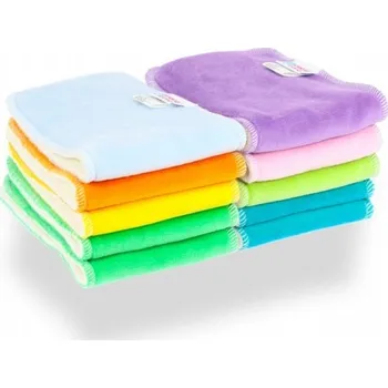 Plenkové kalhoty Petit Lulu krátké vkládací pleny, barevné - sada 10 ks