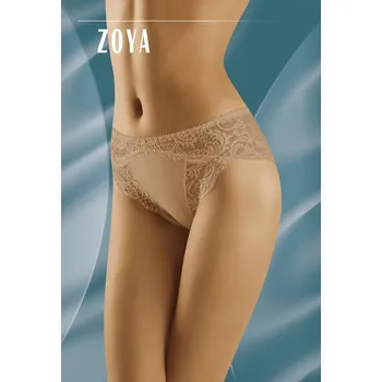 Kalhotky Dámské kalhotky Wolbar Zoya S-XL Béžová S