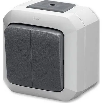 vypínač ABB Variant Přepínač sériový řazení 5 IP54 bezšroubový šedá 3559N-C05510 S