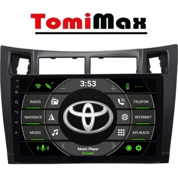Autorádio TomiMax Toyota Yaris Android 14 autorádio s WIFI, GPS, USB, BT HW výbava: 4 Core 1GB+16GB LOW, Velikost obrazovky: