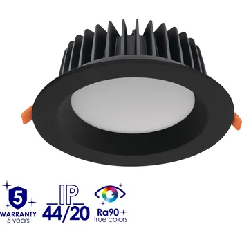 Kanlux LED vestavné svítidlo TIBERI PRO 30W černé IP44 35673