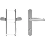 Dveřní kování klika-klika BLAUGELB DGT35, PZ92, ZA, F9 ocel