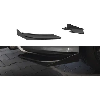 Tuning Splittery zadní boční Street Pro + flaps Audi S3 Sedan 8V černo červené