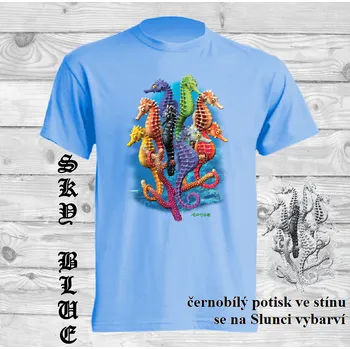 detske-bavlnene_tricko_uv_potisk_morsky_konik Barva: Sky blue - nebesky modrá, velikost: 152