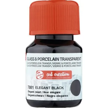 Speciální výtvarná barva Barva na sklo a porcelán 30 ml černá