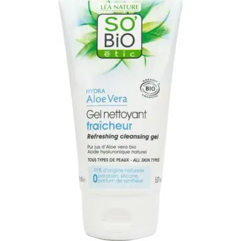 Koupelová kosmetika SO´BIO Bio mycí gel Aloe Vera 150ml, SO’BiO étic