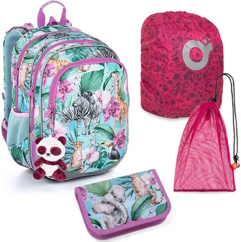 Set školních potřeb Školní batoh Topgal Safari ELLY 23004 SET LARGE