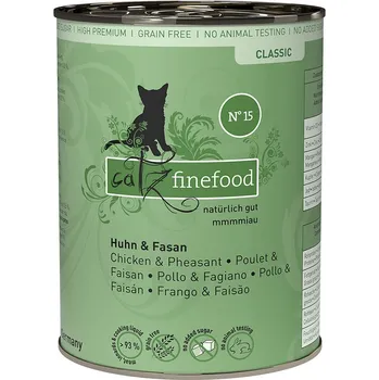 Krmivo pro kočku 6x400g catz finefood konzervy - Kuře & bažant
