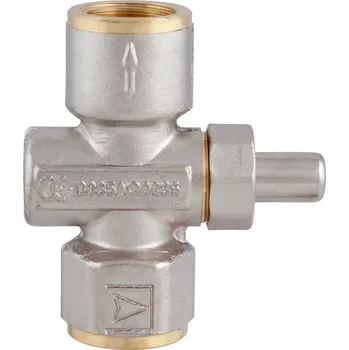 Ventil Afriso Tlačítkový zkušební kohout, pouze pro plyny,G 1/2“ poniklovaná mosaz AF63031