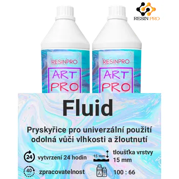 Epoxidová pryskyřice Fluid vhodná pro kontakt s potravinami hmotnost 1 kilogram