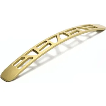 Nábytkové kování Rujzdesign Úchytka CAROLINA / Zlatá broušená 192 mm