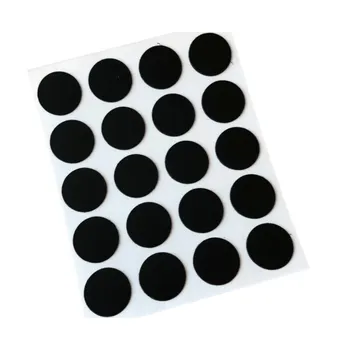 Nábytkové kování Italiana ferramenta Samolepicí krytka / Černá U999 13 mm