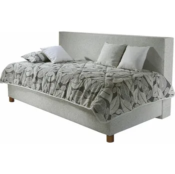 Postel New Design SONO, čalouněná postel s čelem u boku 90x200cm, výběr provedení