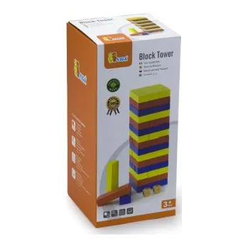Dřevěná hračka Dřevěná vež 48 ks