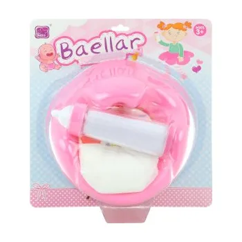 Doplněk pro panenku Pro panenky- nočník, plenka a lahvička s mlékem