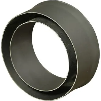 Kouřovod redukce do komína 200/130mm (d.80mm) t.1,5mm ČER