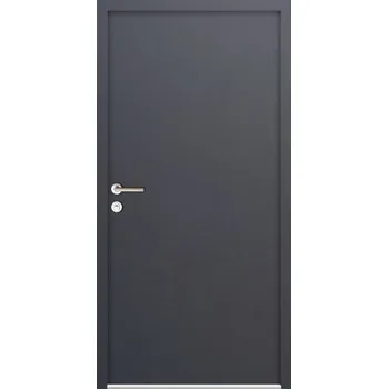 Vchodové dveře Vchodové dveře vedlejší Steel Standart 07 900 x 2000 mm pravé antracit