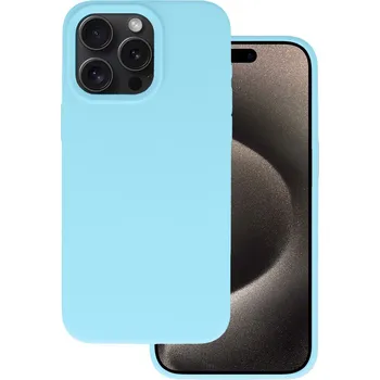 Pouzdro na mobilní telefon Silicone Lite Case pro Iphone 15 Pro Max světle modré