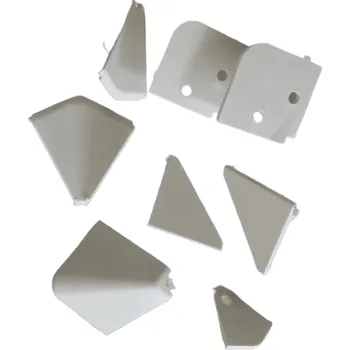 Kuchyňská pracovní deska Pfleiderer Sada koncovek pro těsnicí lištu DELTA / Bílá