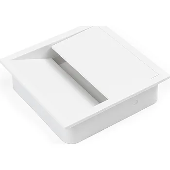 kabelová chránička Emuca Kabelová průchodka AURONE 85 / Bílá matná