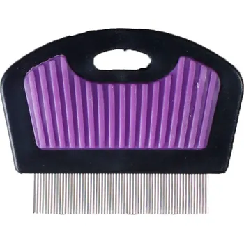 Kartáč pro zvířata Hřeben na blechy Karlie Professional - D 7 x Š 5,5 x V 0,5 cm