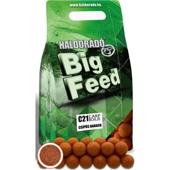 Boilies Haldorádó Big Feed - C21 Boilie 2000 g - Pikantní Broskev