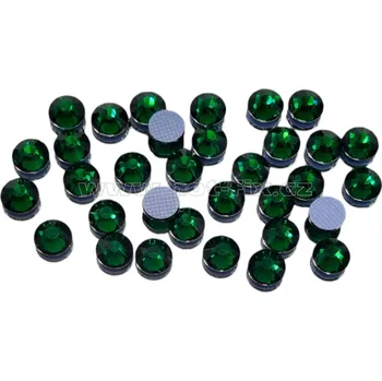 celobroušené hot-fix kameny Premium barva 115/N Emerald /tmavě zelená, velikost SS20, balení 144ks, 720ks nebo 1440ks barva: barva CBP 115/N Emerald, velikost: velikost SS20, prodejní balení: balení 144ks /1grs