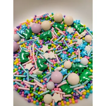Přisada na vaření a pečení Lucie´s Sprinkles Veselý jarní mix - s ✨ 90g: 90g