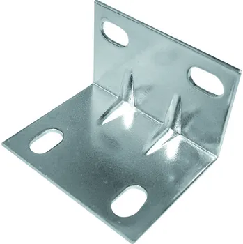 Nábytkové kování Interex Rohový úhelník 50 x 42 / Bílý zinek