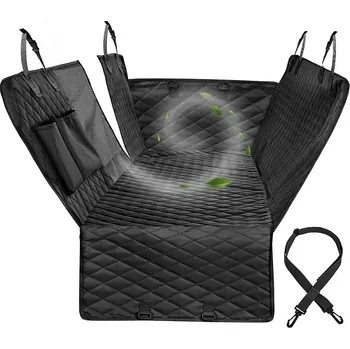 Pelíšek pro psa Voděodolná ochranná podložka do auta pro psy - Černá,162x153cm
