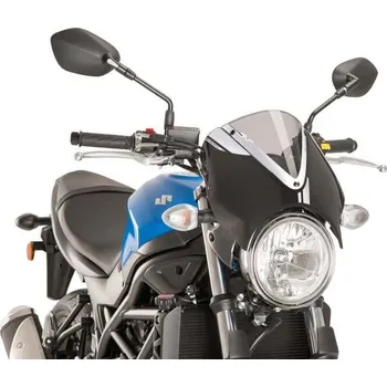 Plexi štít PUIG RETROVISION 8926H matná černá kouřová