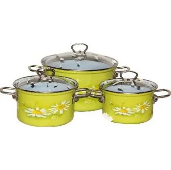 Hrnec hrnec BELIS DAISY 24cm 6,1l se skleněnou poklicí