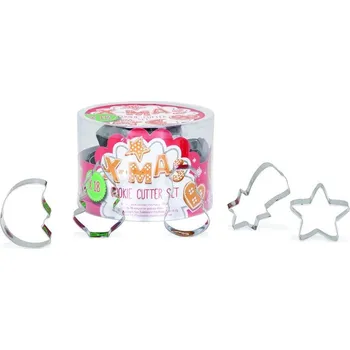 Vykrajovátko Vánoční sada vykrajovátek 18ks X-MAS od Patisse Nerezové provední