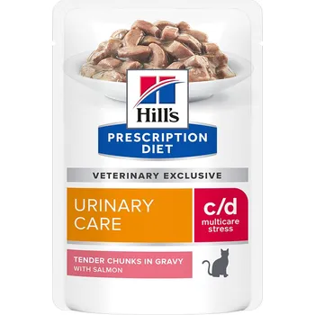 Krmivo pro kočku 24x85g Hill's Prescription Diet c/d Multicare Stress Urinary Care s lososem