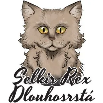 Samolepicí dekorace na vozidlo Samolepka na auto SELKIR REX DLOUHOSRSTÁ