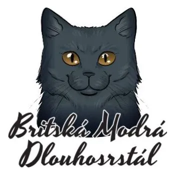 Samolepicí dekorace na vozidlo Samolepka na auto BRITSKÁ MODRÁ DLOUHOSRSTÁ