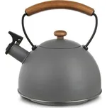 Šedá nerezová konvice na čaj 3 l Wooden – Orion ID_1537748