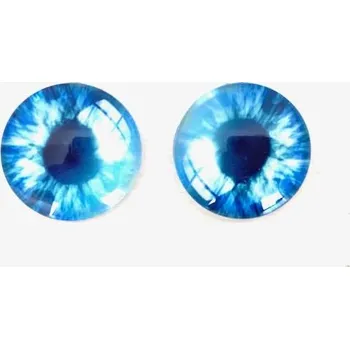 Nalepovací oči 12mm zelené 2ks (2ks, 12mm)