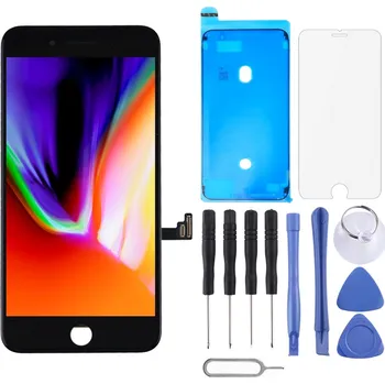 LCD panel - displej pro iPhone 8 Plus - černý - instalační set